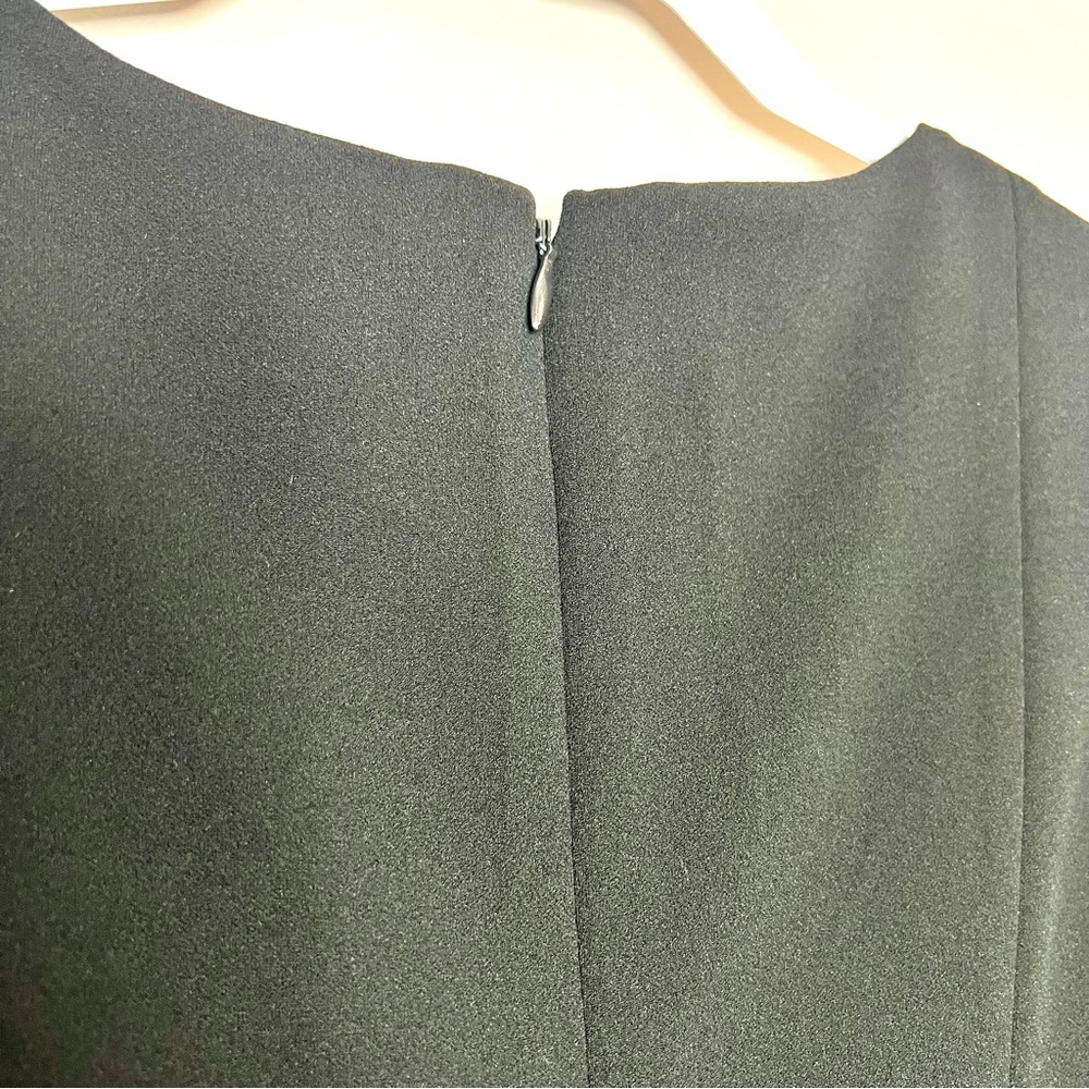 Calvin Klein Sleeveless Seamed Sheath Little Black Dress Wedding Business 4 - Picture 8 of 14